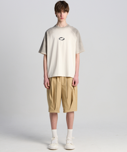 TENER（テネル）の「ショルダーペインティングロゴ半袖Tシャツアイボリー（Tシャツ/カットソー・メンズ・その他・FREE）」の5枚目の写真