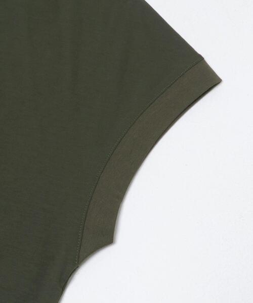 URBAN RESEARCH(アーバンリサーチ)の「『UR TECH/汗染み防止』スーピマコットンフレンチスリーブカットソー(Tシャツ/カットソー・レディース・ブラック/ベージュ系その他/ブラウン/カーキ・FREE)」の22枚目の写真