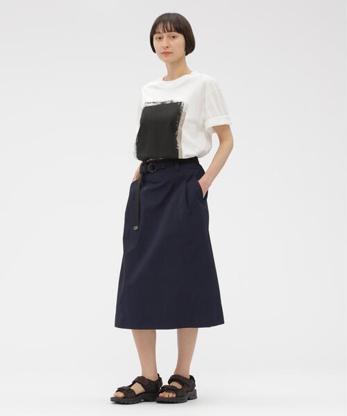 MHL.(エムエイチエル)の「LIGHT COTTON JERSEY(Tシャツ/カットソー・レディース・ホワイト・2)」の2枚目の写真