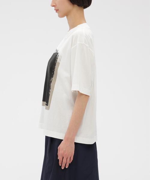 MHL.(エムエイチエル)の「LIGHT COTTON JERSEY(Tシャツ/カットソー・レディース・ホワイト・2)」の3枚目の写真