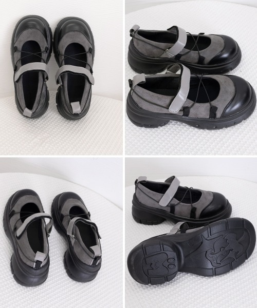 Miniministore(ミニミニストア)の「厚底メリージェーンシューズ美脚ローファー(ローファー・レディース・ブラック/グレー・24.5cm/24.0cm/23.5cm/23.0cm/22.5cm/25.0cm)」の18枚目の写真