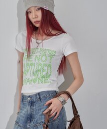 【WEB限定】メッセージドットロゴS/S TEE