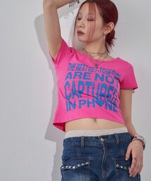 【WEB限定】メッセージドットロゴS/S TEE