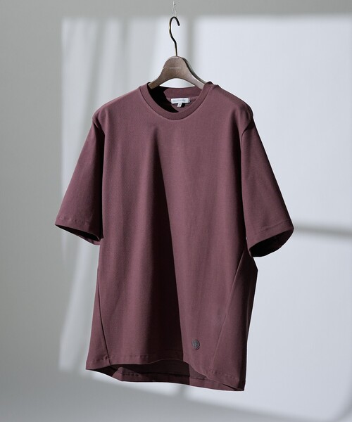 DESIGNWORKS（デザインワークス）の「【接触冷感 / COVEROSS(R) 】ピポット付ハンマースリーブ Tシャツ / セットアップ対応（Tシャツ/カットソー・メンズ・ライトグレー/ブラック/ホワイト/ブラウン・46/50/48）」の4枚目の写真