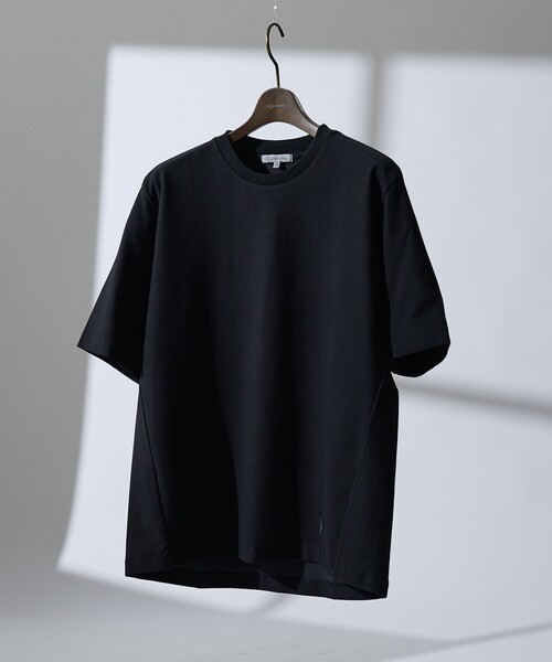 DESIGNWORKS（デザインワークス）の「【接触冷感 / COVEROSS(R) 】ピポット付ハンマースリーブ Tシャツ / セットアップ対応（Tシャツ/カットソー・メンズ・ライトグレー/ブラック/ホワイト/ブラウン・46/50/48）」の12枚目の写真