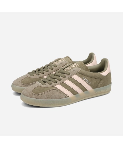 adidas Originals(アディダスオリジナルス)の「adidas GAZELLE INDOOR / アディダス ガゼル ガッツレー インドア / IH9641(スニーカー・レディース・カーキ・23.5cm/24cm/26.5cm/27.5cm)」の1枚目の写真