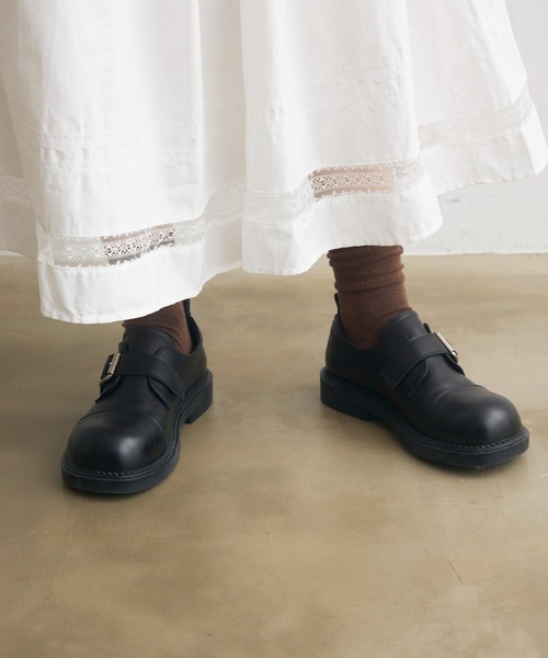 Crisp(クリスプ)の「frill gather lace hem skirt / フリルギャザーレースヘムスカート(スカート・レディース・ホワイト・FREE)」の5枚目の写真