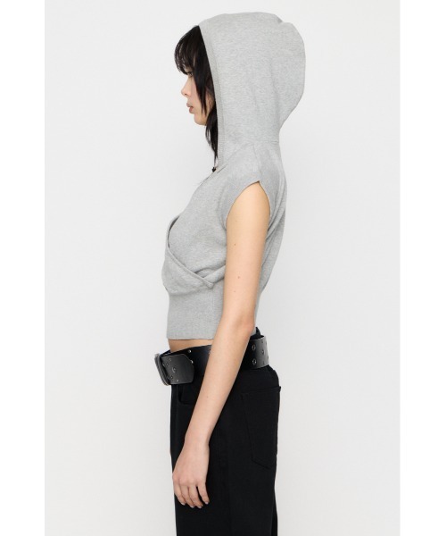 LAGUA GEM（ラグアジェム）の「HOODIE CACHECOEUR ニット（ニット/セーター・レディース・ブラウン/グレー/ターコイズブルー・FREE）」の16枚目の写真