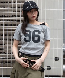 WEGO | WEGO/【26年春夏新作】レイヤードドッキングワンショルチビT(Tシャツ/カットソー)