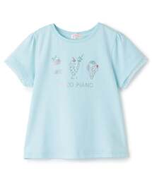 ファンシーポップ刺しゅう 半袖Tシャツ【接触冷感】（Tシャツ