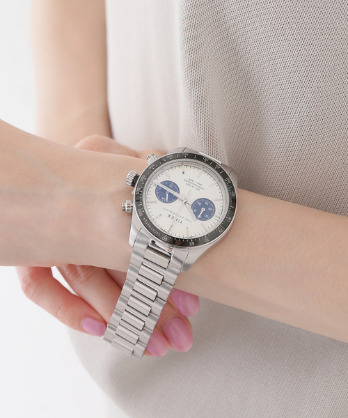 TIMEX(タイメックス)の「TIMEX Waterbury Heritage Chronograph tx-tw2y19200(アナログ腕時計・レディース・シルバー・FREE)」の8枚目の写真