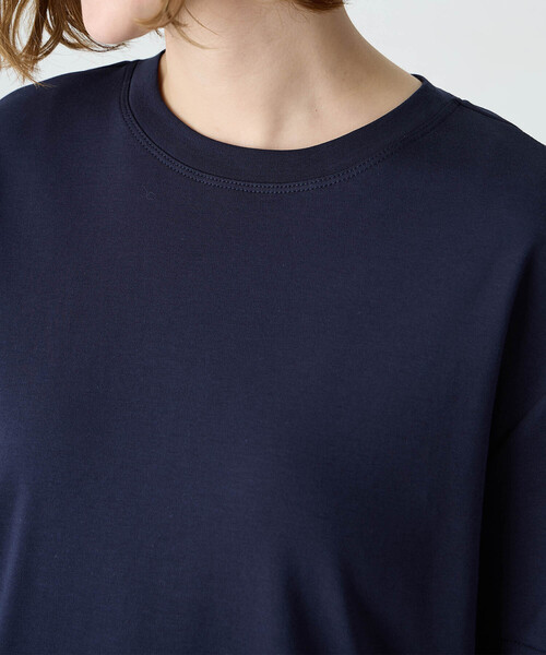 Petit Honfleur(プチオンフルール)の「レイヤード風カットプルオーバー【接触冷感・UVカット】(Tシャツ/カットソー・レディース・ネイビー/グレー・M/L)」の15枚目の写真
