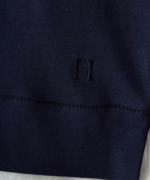 Petit Honfleur(プチオンフルール)の「レイヤード風カットプルオーバー【接触冷感・UVカット】(Tシャツ/カットソー・レディース・ネイビー/グレー・M/L)」の18枚目の写真
