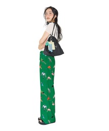 Green Parks | ■WITH KURUMI.N 鳥柄イージーパンツ(その他パンツ)