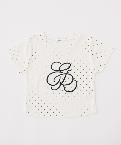 one after another NICE CLAUP(ワンアフターアナザーナイスクラップ)の「ビジュー付きロゴ刺繍Tee(Tシャツ/カットソー・レディース・オフホワイト/ブラック/ピンク/ホワイト系その他・FREE)」の21枚目の写真