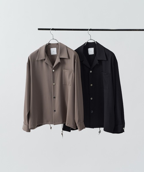 Lui's(ルイス)の「コーチシャツブルゾン(シャツ/ブラウス・メンズ・ブラック/グレイッシュベージュ・S/M)」の15枚目の写真