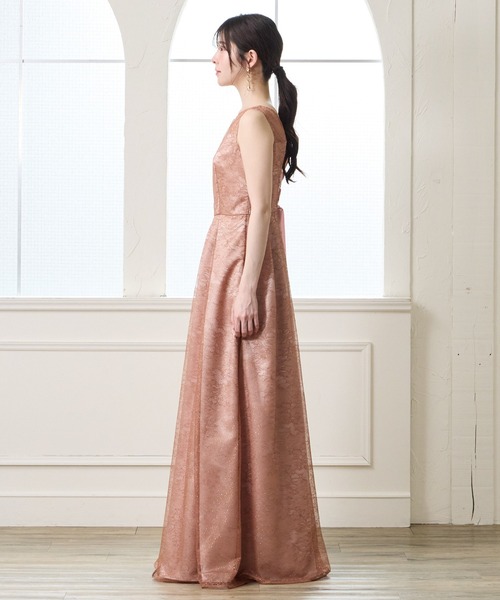 AIMER(エメ)の「【WEB限定】演奏会用グリッターレースノースリーブロングドレス(ドレス・レディース・パープル系その他/ブラウン/サーモンピンク・LARGE/MEDIUM)」の17枚目の写真