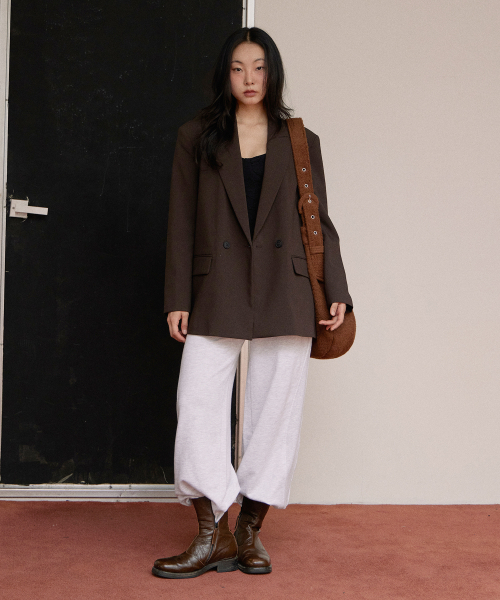 HAVEAWHALE(ハブアホエール)の「wool cross pebble bag (BR)(メッセンジャーバッグ・レディース・その他・FREE)」の7枚目の写真