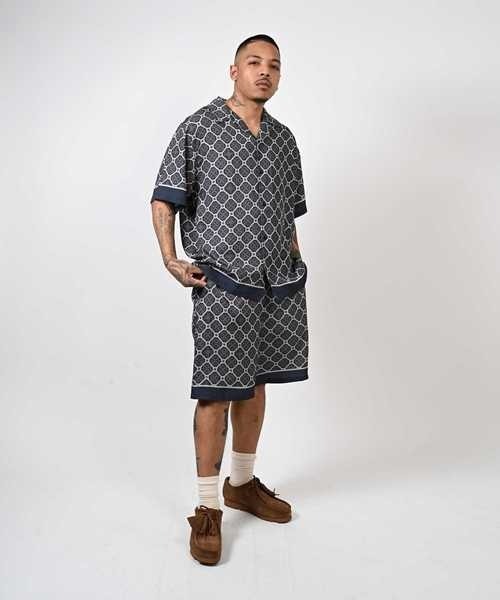 LFYT(エルエフワイティー)の「LFYT ラファイエット【Lafayette】- ハーフパンツ【ARABESQUE PATTERN EASY SHORTS LS261303】(その他パンツ・メンズ・ネイビー/ホワイト・X-LARGE/LARGE/MEDIUM/XX-LARGE)」の20枚目の写真