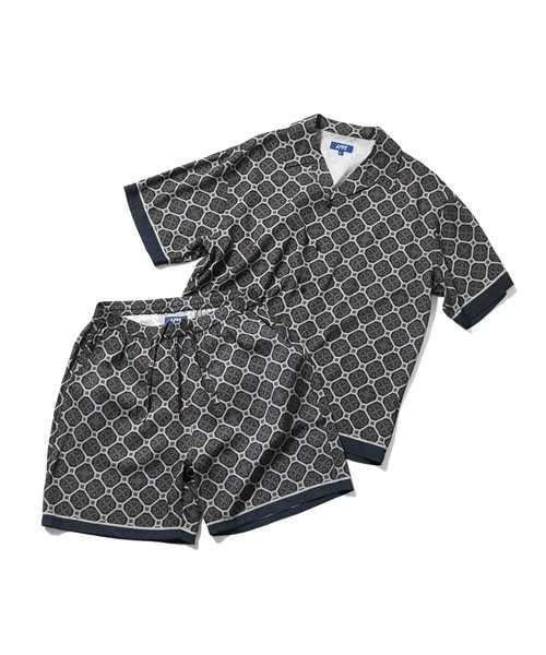 LFYT(エルエフワイティー)の「LFYT ラファイエット【Lafayette】- ハーフパンツ【ARABESQUE PATTERN EASY SHORTS LS261303】(その他パンツ・メンズ・ネイビー/ホワイト・X-LARGE/LARGE/MEDIUM/XX-LARGE)」の17枚目の写真