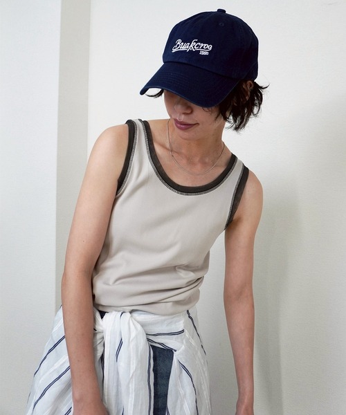 gossara(ゴサラ)の「【一枚でもインナーでも活躍】リブ×チュールトリミングタンク(タンクトップ・レディース・ライトベージュ/アイボリー/チャコールグレー/ブラウン・FREE)」の9枚目の写真