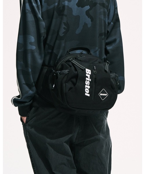 F.C.Real Bristol(エフシーレアルブリストル)の「CORDURA RIPSTOP ADJUSTABLE CROSSBODY BAG(ボディバッグ/ウエストポーチ・メンズ・ブラック・FREE)」の2枚目の写真