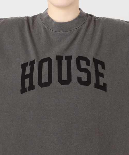 is-ness（イズネス）の「ISNESS MUSIC/イズネス ミュージック 別注 HOUSE Tシャツ（Tシャツ/カットソー・レディース・ブラック系その他・SMALL）」の8枚目の写真