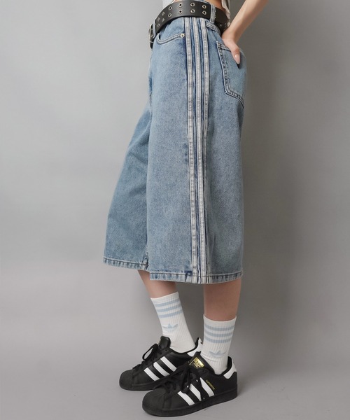 adidas（アディダス）の「【adidas/アディダス】デニムジョーツパンツ（デニムパンツ・レディース・ライトブルー・M）」の12枚目の写真