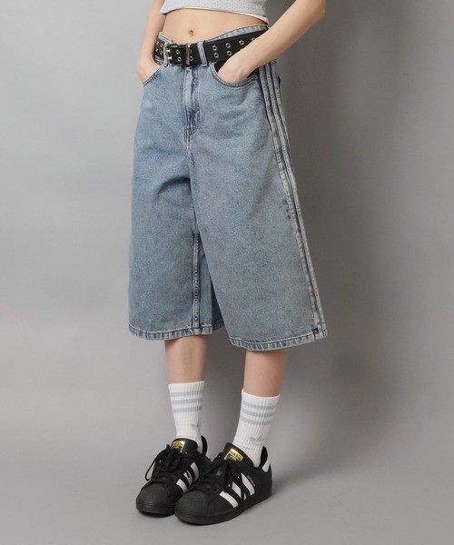 adidas（アディダス）の「【adidas/アディダス】デニムジョーツパンツ（デニムパンツ・レディース・ライトブルー・M）」の11枚目の写真