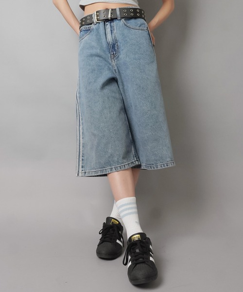 adidas（アディダス）の「【adidas/アディダス】デニムジョーツパンツ（デニムパンツ・レディース・ライトブルー・M）」の9枚目の写真