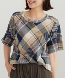 さらっと快適!Tシャツ見え切替ブラウス
