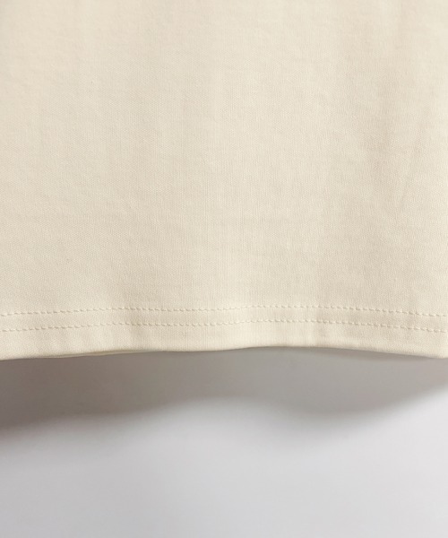 ONEP STAR（ワンピスター）の「襟付きスカーフタイ付き半袖カットソー（Tシャツ/カットソー・レディース・ベージュ・MEDIUM/LARGE/X-LARGE）」の6枚目の写真