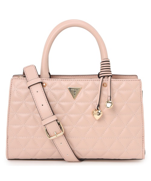 Guess(ゲス)の「KATY Satchel ショルダーバッグ(ショルダーバッグ・レディース・ライトベージュ/ピンク/ブラック・ONE SIZE)」の3枚目の写真