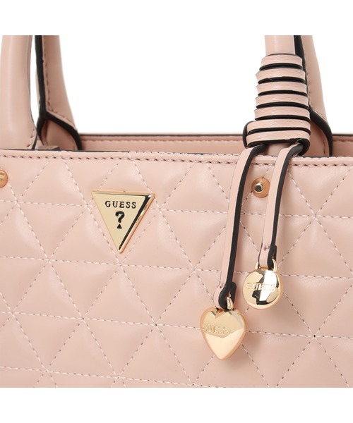 Guess(ゲス)の「KATY Satchel ショルダーバッグ(ショルダーバッグ・レディース・ライトベージュ/ピンク/ブラック・ONE SIZE)」の9枚目の写真