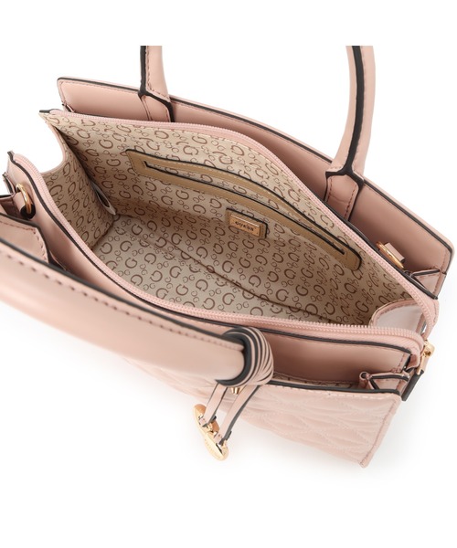 Guess(ゲス)の「KATY Satchel ショルダーバッグ(ショルダーバッグ・レディース・ライトベージュ/ピンク/ブラック・ONE SIZE)」の12枚目の写真