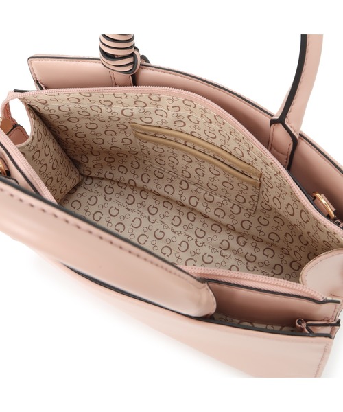 Guess(ゲス)の「KATY Satchel ショルダーバッグ(ショルダーバッグ・レディース・ライトベージュ/ピンク/ブラック・ONE SIZE)」の13枚目の写真