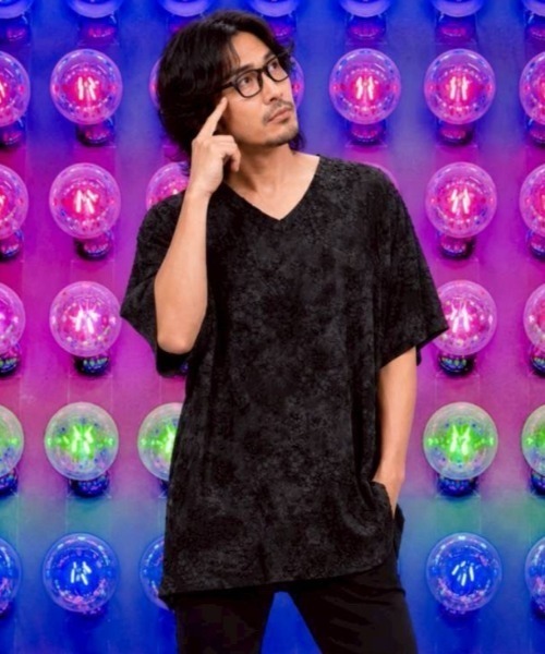 KAMINARI_TOKIO(カミナリトキオ)の「タイダイプリントレース風カットソー(Tシャツ/カットソー・レディース・ブラック/アイボリー・FREE)」の18枚目の写真