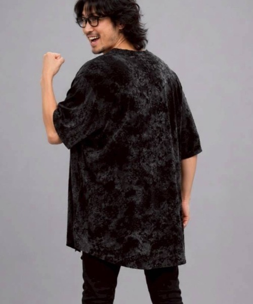 KAMINARI_TOKIO(カミナリトキオ)の「タイダイプリントレース風カットソー(Tシャツ/カットソー・レディース・ブラック/アイボリー・FREE)」の22枚目の写真