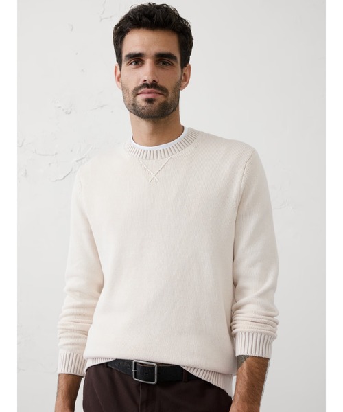 BANANA REPUBLIC FACTORY STORE(バナナリパブリック ファクトリーストア)の「BANANA REPUBLIC FACTORY STORE テクスチャードニットセーター(ニット/セーター・メンズ・その他1/アイボリー/その他・M/S/XL/L)」の2枚目の写真