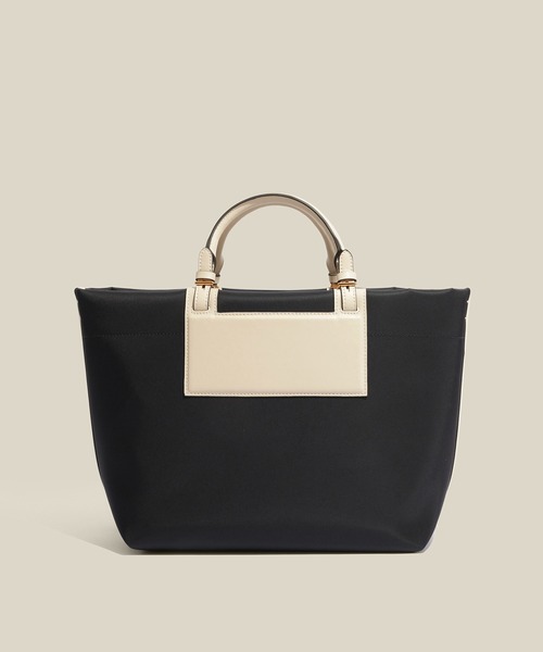 E'POR(エポール)の「【E'POR】BOAT BAG Medium+/A4対応・撥水・軽量・一部WEB限定カラー・26AW新型(ハンドバッグ・レディース・ダークブラウン/ブラック系その他/ブラック/ベージュ・FREE)」の10枚目の写真