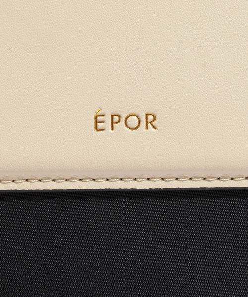 E'POR(エポール)の「【E'POR】BOAT BAG Medium+/A4対応・撥水・軽量・一部WEB限定カラー・26AW新型(ハンドバッグ・レディース・ダークブラウン/ブラック系その他/ブラック/ベージュ・FREE)」の19枚目の写真
