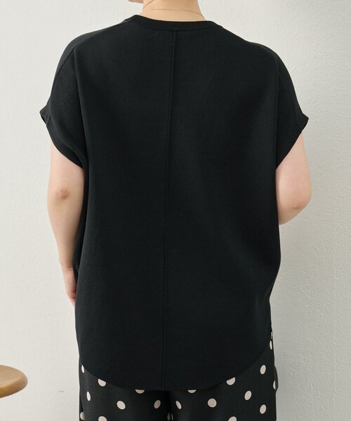 BEARDSLEY(ビアズリー)の「ゆったりニットプルオーバー(ニット/セーター・レディース・パープル/ブラック/ベージュ・FREE)」の5枚目の写真