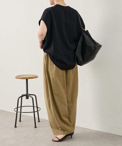 BEARDSLEY(ビアズリー)の「ゆったりニットプルオーバー(ニット/セーター・レディース・パープル/ブラック/ベージュ・FREE)」の9枚目の写真