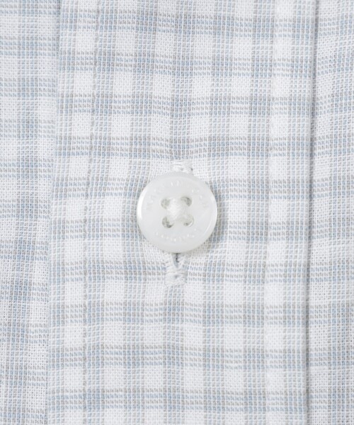 MACKINTOSH LONDON(マッキントッシュ ロンドン)の「マイクロチェックコットンリネンハーフボタンダウンシャツ(シャツ/ブラウス・メンズ・ブルー系その他4・XL/L/M)」の7枚目の写真