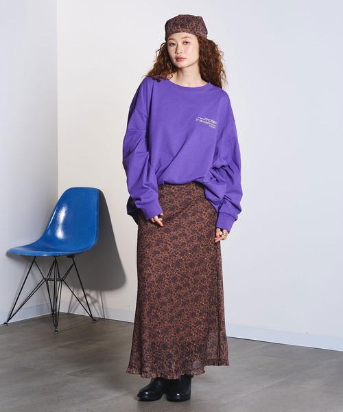 ROSE BUD(ローズバッド)の「PRINTED SCARF(バンダナ/スカーフ・レディース・ブラック/バーガンディー/ベージュ・ONE SIZE)」の7枚目の写真