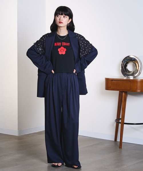 ROSE BUD(ローズバッド)の「PRINTED SCARF(バンダナ/スカーフ・レディース・ブラック/バーガンディー/ベージュ・ONE SIZE)」の15枚目の写真