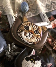 Three Four Time（スリーフォータイム）の「【tamaoworld】Leather mini catwallet（財布）」