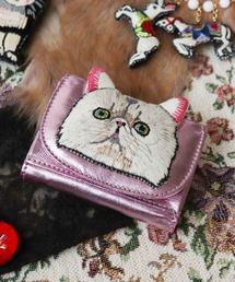 Three Four Time（スリーフォータイム）の「【tamaoworld】Leather mini catwallet（財布）」