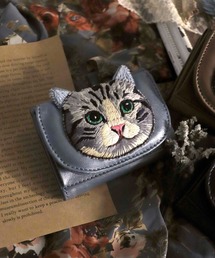 Three Four Time（スリーフォータイム）の「【tamaoworld】Leather mini catwallet（財布）」