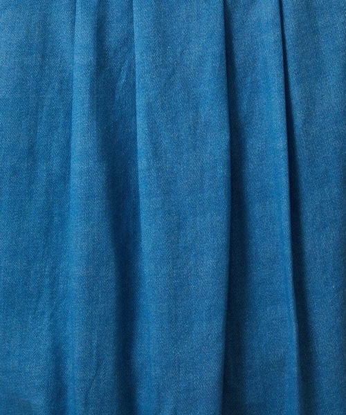 Jocomomola（ホコモモラ）の「デニムライク フラワー刺繍フード付きジャケット（その他アウター・レディース・ブルー/ベージュ・40）」の18枚目の写真